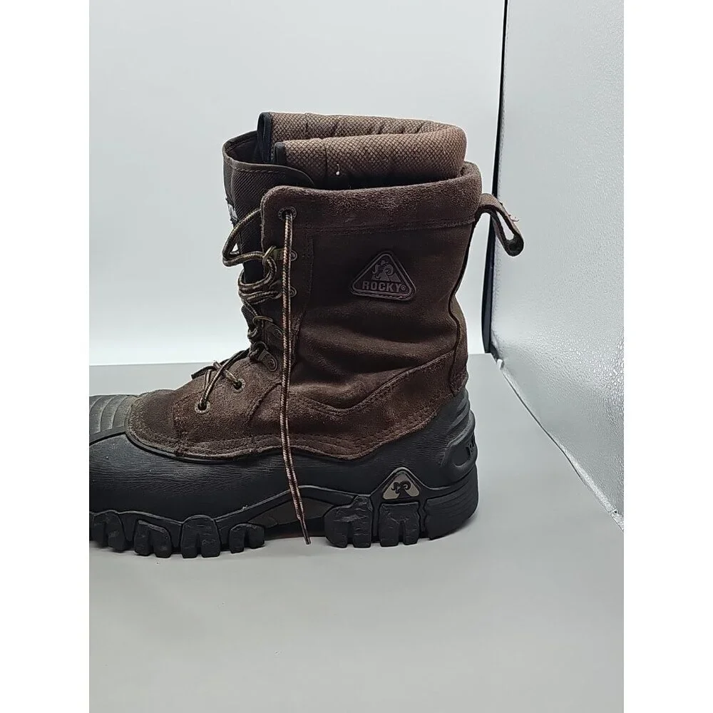 Rocky‎ Brown Men’s 7908 Thinsulate Boots Sz 10 Genuine Leather Upper Good Soles